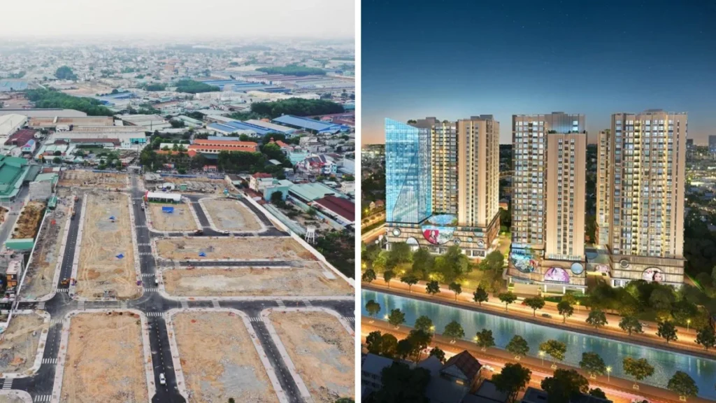 mua căn hộ hay đất nền