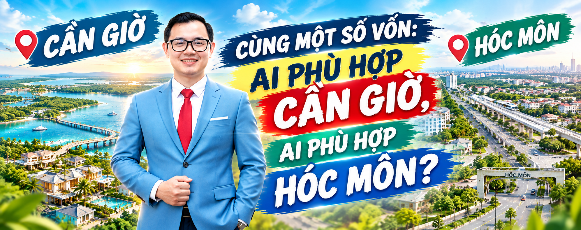 Cùng Một Số Vốn: Nên Đầu Tư Cần Giờ Hay Hóc Môn?